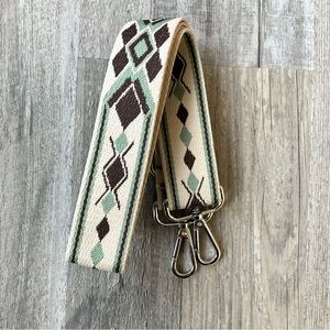 NWOT Bag Replacement Strap - Geometric Pattern